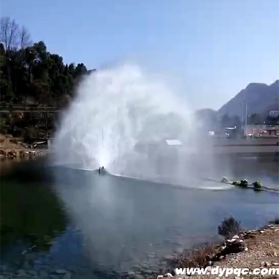 扇形水幕发生器实景 扇形水幕发生器实景