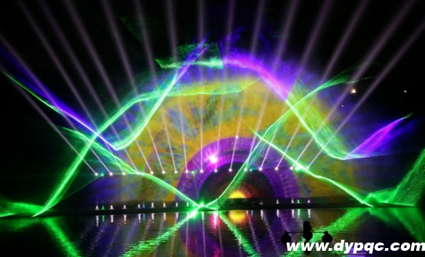 激光水幕电影实拍 激光水幕电影实拍