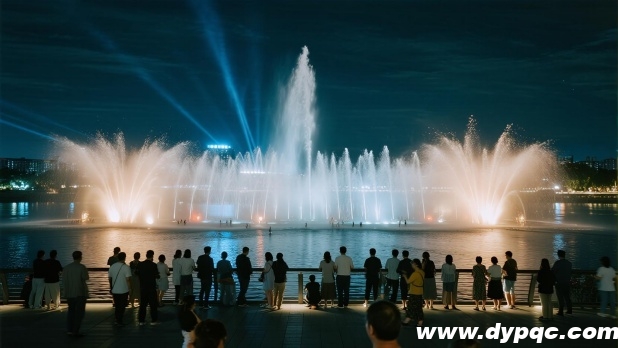 音乐喷泉观景平台聚集众多游客 音乐喷泉观景平台聚集众多游客