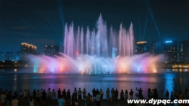 音乐喷泉绚丽光影效果 音乐喷泉绚丽光影效果