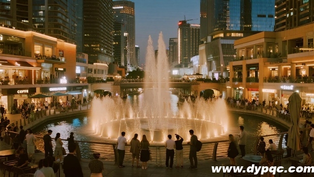 城市商业广场音乐喷泉周边火爆场景 城市商业广场音乐喷泉周边火爆场景