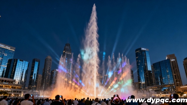 百米高喷地标水景