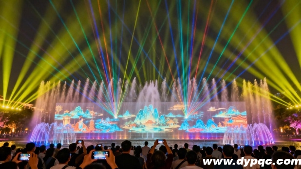 激光束与水幕电影构造震撼视听矩阵 激光束与水幕电影构造震撼视听矩阵