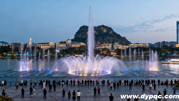 滨水广场大型音乐喷泉 滨水广场大型音乐喷泉