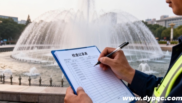 喷泉日常巡检工作现场 喷泉日常巡检工作现场