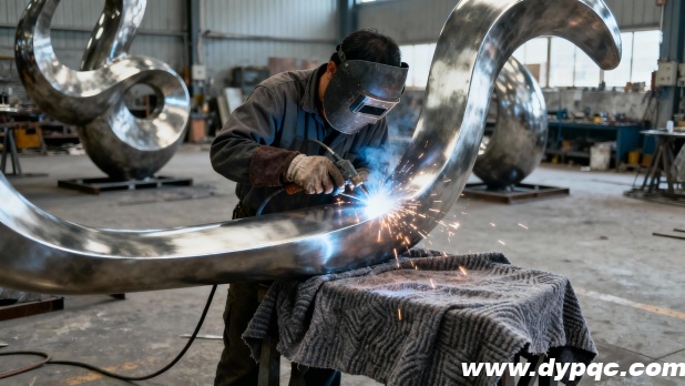 不锈钢雕塑生产车间 不锈钢雕塑生产车间