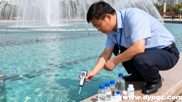定期对喷泉水池水质进行检测