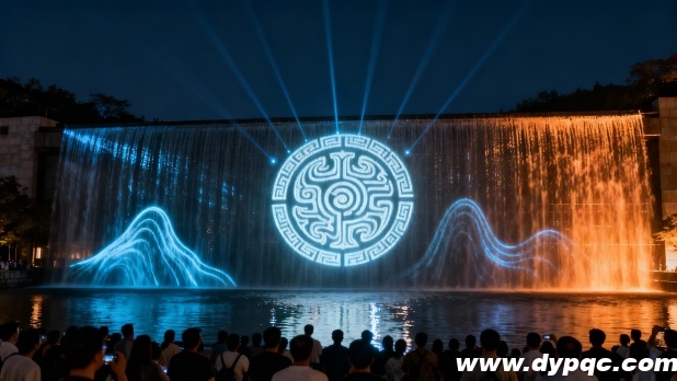 水帘瀑布山水文化投影 水帘瀑布山水文化投影