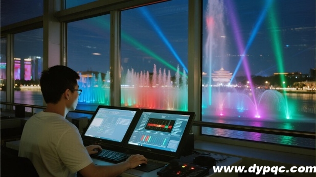 激光与喷泉联动调试场景 激光与喷泉联动调试场景