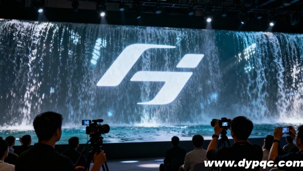 品牌LOGO投射在水幕上 品牌LOGO投射在水幕上