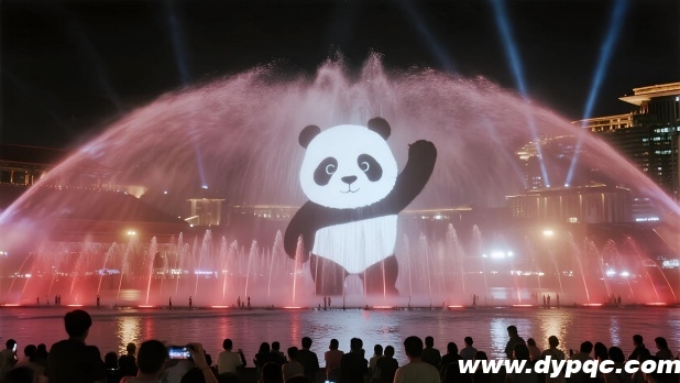 水幕喷泉表演落幕瞬间 水幕喷泉表演落幕瞬间