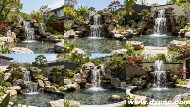 庭院假山水景与环境完美融合 庭院假山水景与环境完美融合