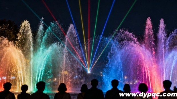 声光电水的沉浸式表演 声光电水的沉浸式表演