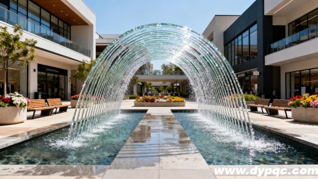 波光泉在商业广场中的灵活应用 波光泉在商业广场中的灵活应用