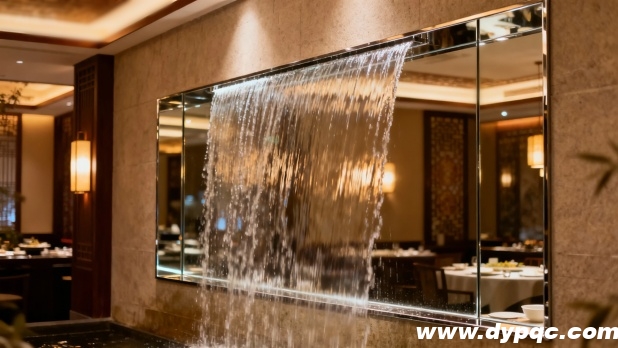 餐厅室内的嵌入式水景 餐厅室内的嵌入式水景