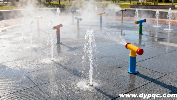 儿童互动戏水喷泉区 儿童互动戏水喷泉区