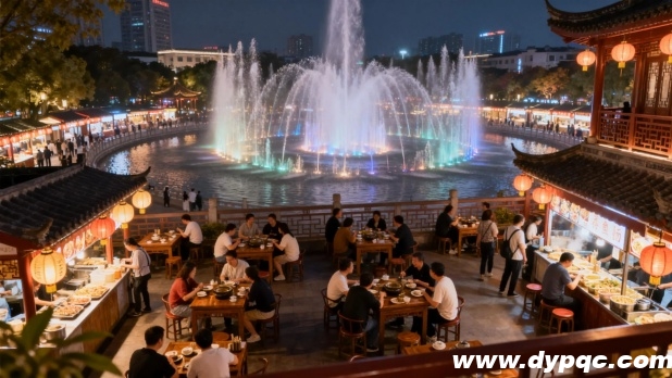 音乐喷泉带动夜间经济活力 音乐喷泉带动夜间经济活力