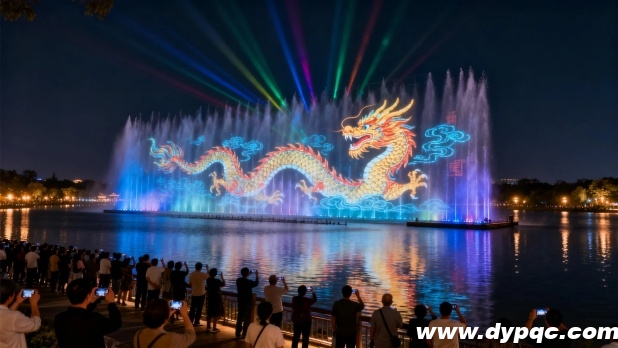 漂浮式河道喷泉与激光水幕电影 漂浮式河道喷泉与激光水幕电影