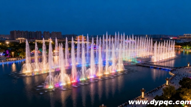 大型音乐喷泉构成宏伟画卷 大型音乐喷泉构成宏伟画卷