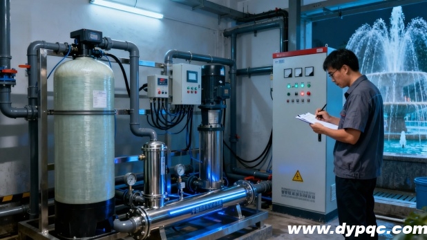 水景喷泉水处理系统设备间 水景喷泉水处理系统设备间