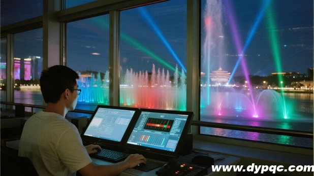 激光与喷泉联动调试场景 激光与喷泉联动调试场景