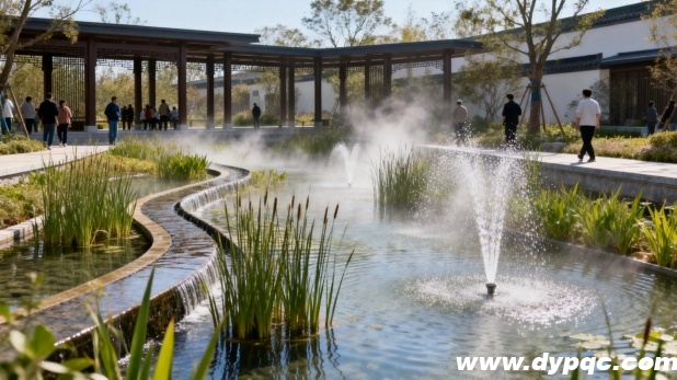 集成生态水景系统的园林景观 集成生态水景系统的园林景观