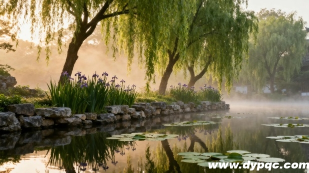 古典园林意境的共生水景构图 古典园林意境的共生水景构图