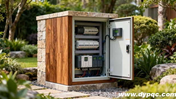 隐藏在园林景观中的智能控制柜 隐藏在园林景观中的智能控制柜